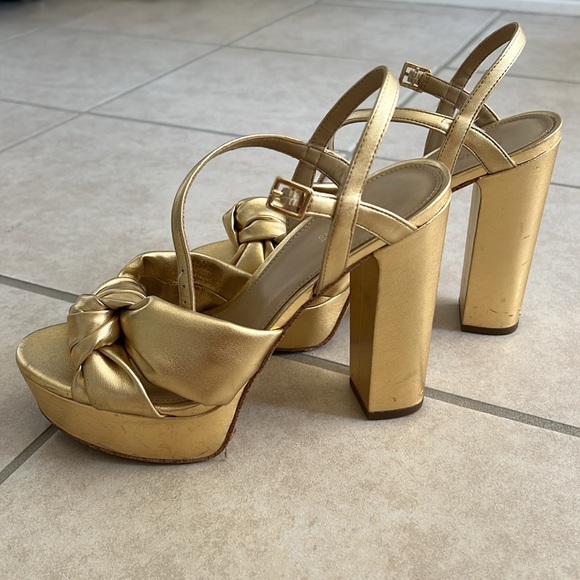 MICHAEL Michael Kors Josie Knotted Ankle Strap Platform Dress Sandals - Picture 4 of 6